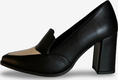 nae Vegan Shoes Pumps 'JULIA' i 36 i beige / svart, Produktvy