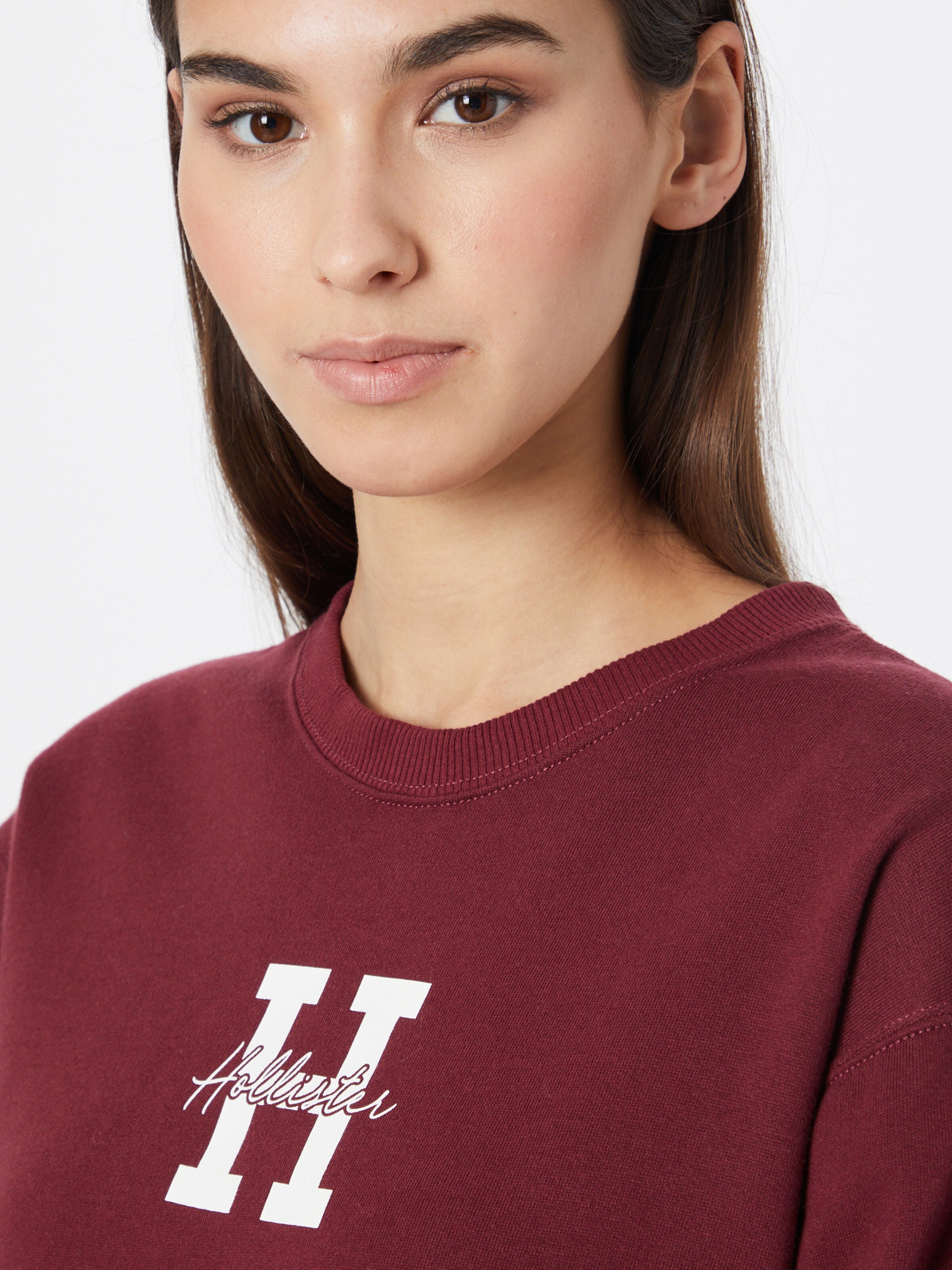 Frauen Sweat HOLLISTER Sweatshirt in Burgunder - BT63093 Frauen Sweat HOLLISTER Sweatshirt in Burgunder - BT63093