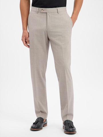 HECHTER PARIS Regular Anzughose in Beige: Vorderseite