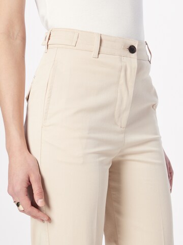 TOMMY HILFIGER regular Bukser med fals i beige