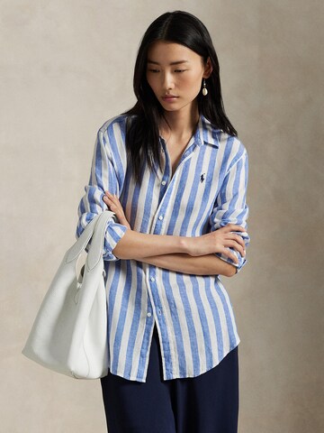 Polo Ralph Lauren Blouse 'CLASSIC' in Blauw: voorkant