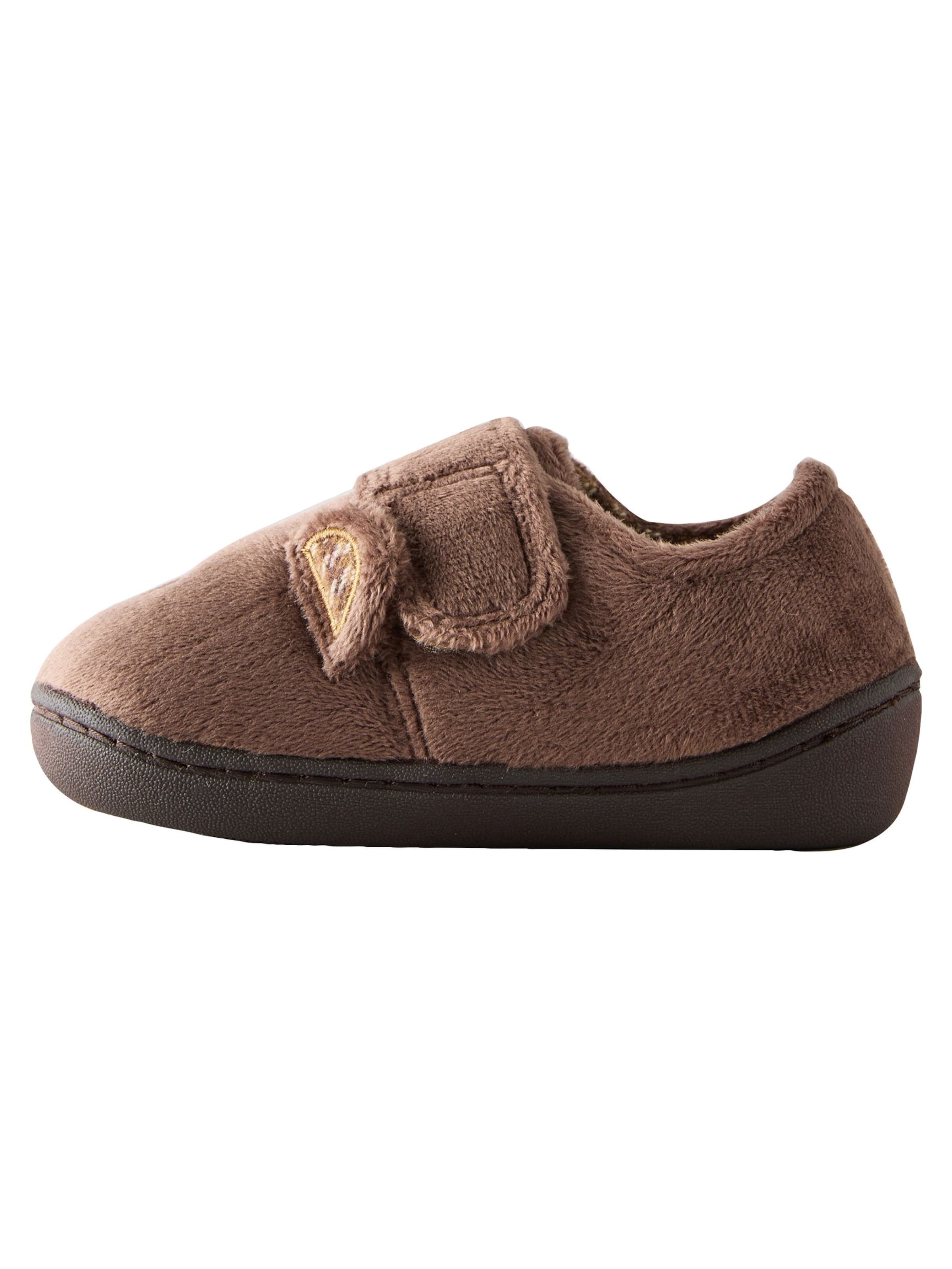 Papuci de casă de la Next pe maro: față