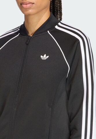 ADIDAS ORIGINALS Zip-Up Hoodie 'Classic' in Black