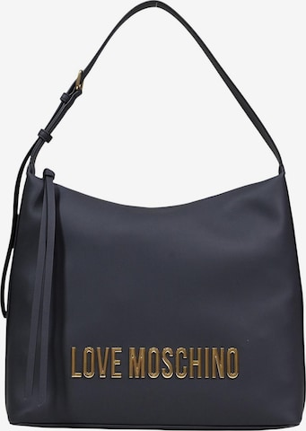 Borsa a spalla di Love Moschino in nero: frontale