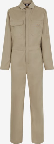 DICKIES - Jumpsuit 'Haughton' en beige: frente