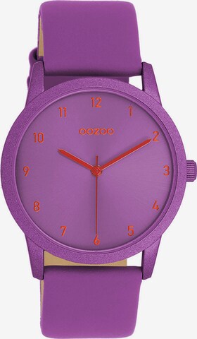 OOZOO Analog Watch in Purple: front