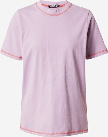 Nasty Gal Koszulka w kolorze fioletowy: przód