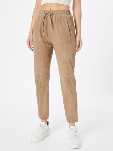 OAKWOOD Tapered Hose 'GIFT' in Beige: Vorderseite