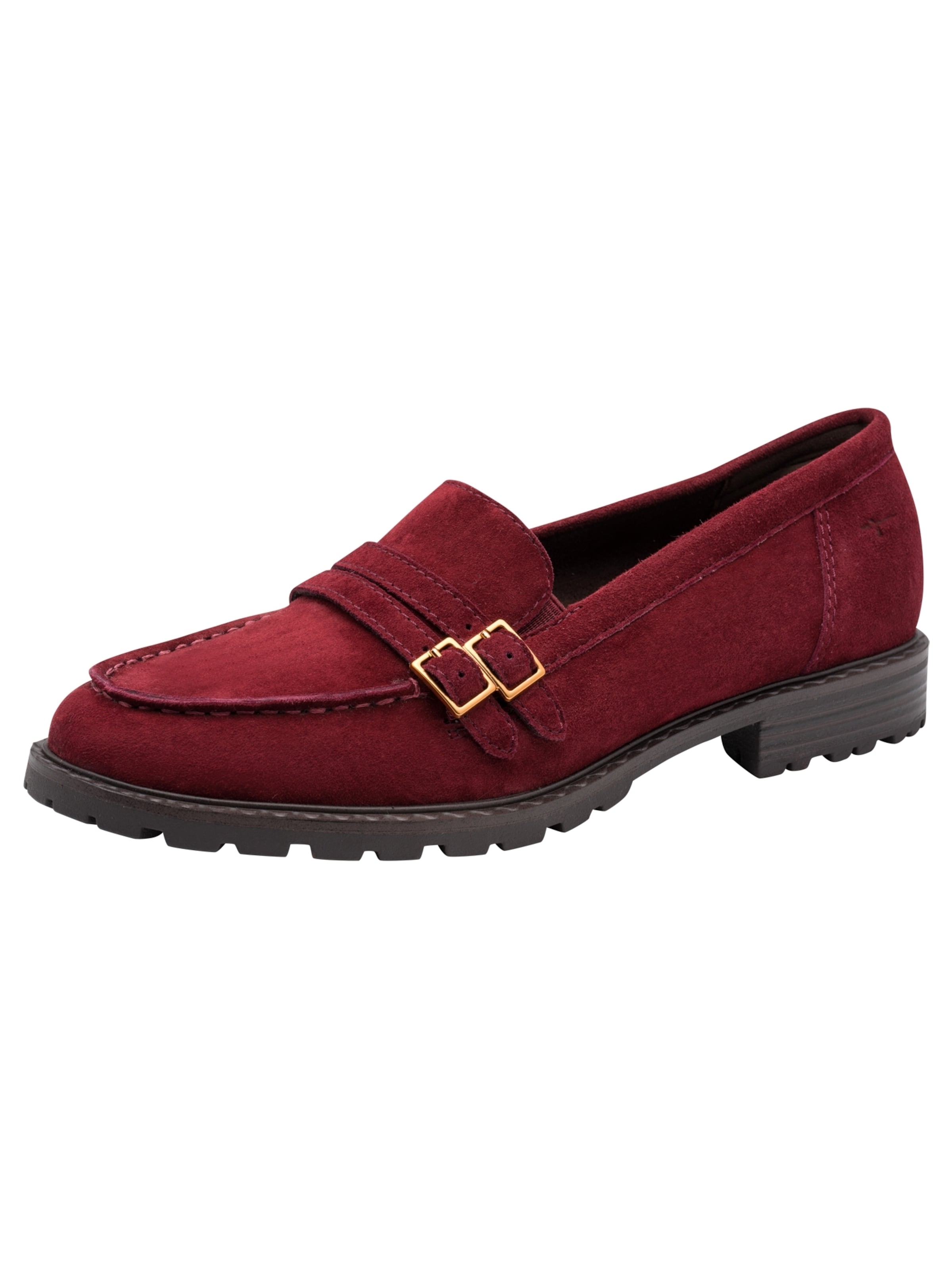 Tamaris Slipper in Rot: Vorderseite