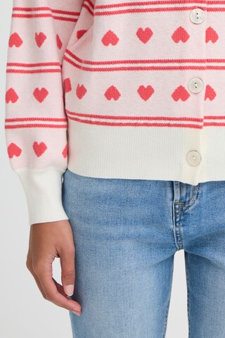 ICHI Knit cardigan 'IHBriellle CA5' in White