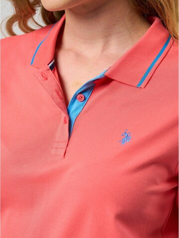 U.S. POLO ASSN. Poloshirt 'Holly' in Rot