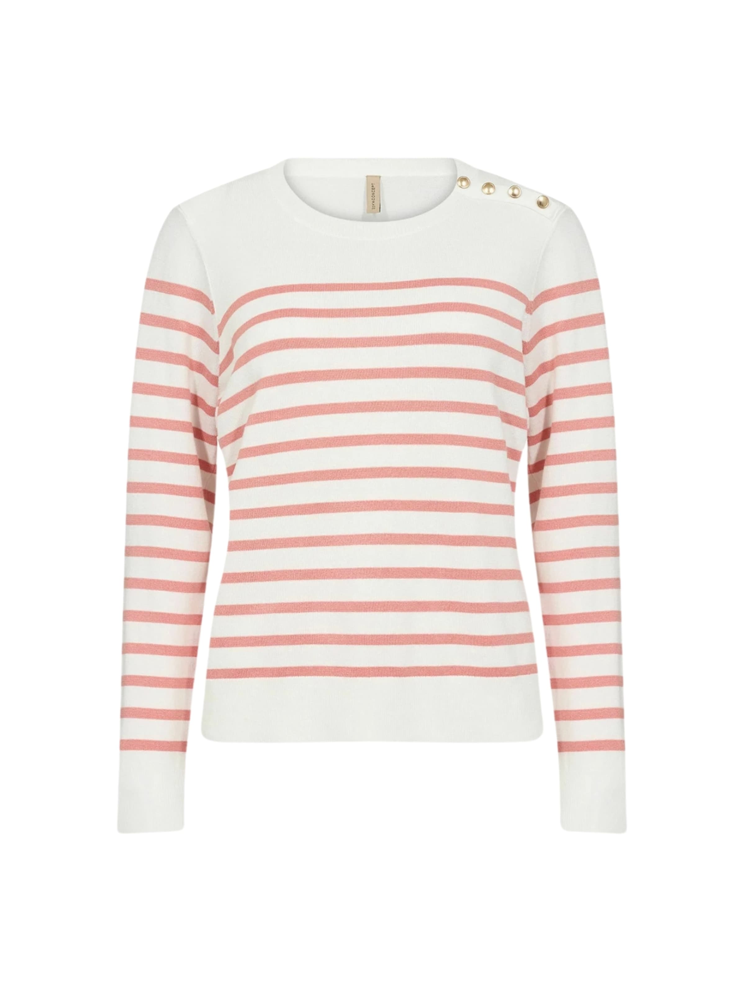 Soyaconcept Pullover 'DOLLIE STRIPE 783' in Orange: Vorderseite