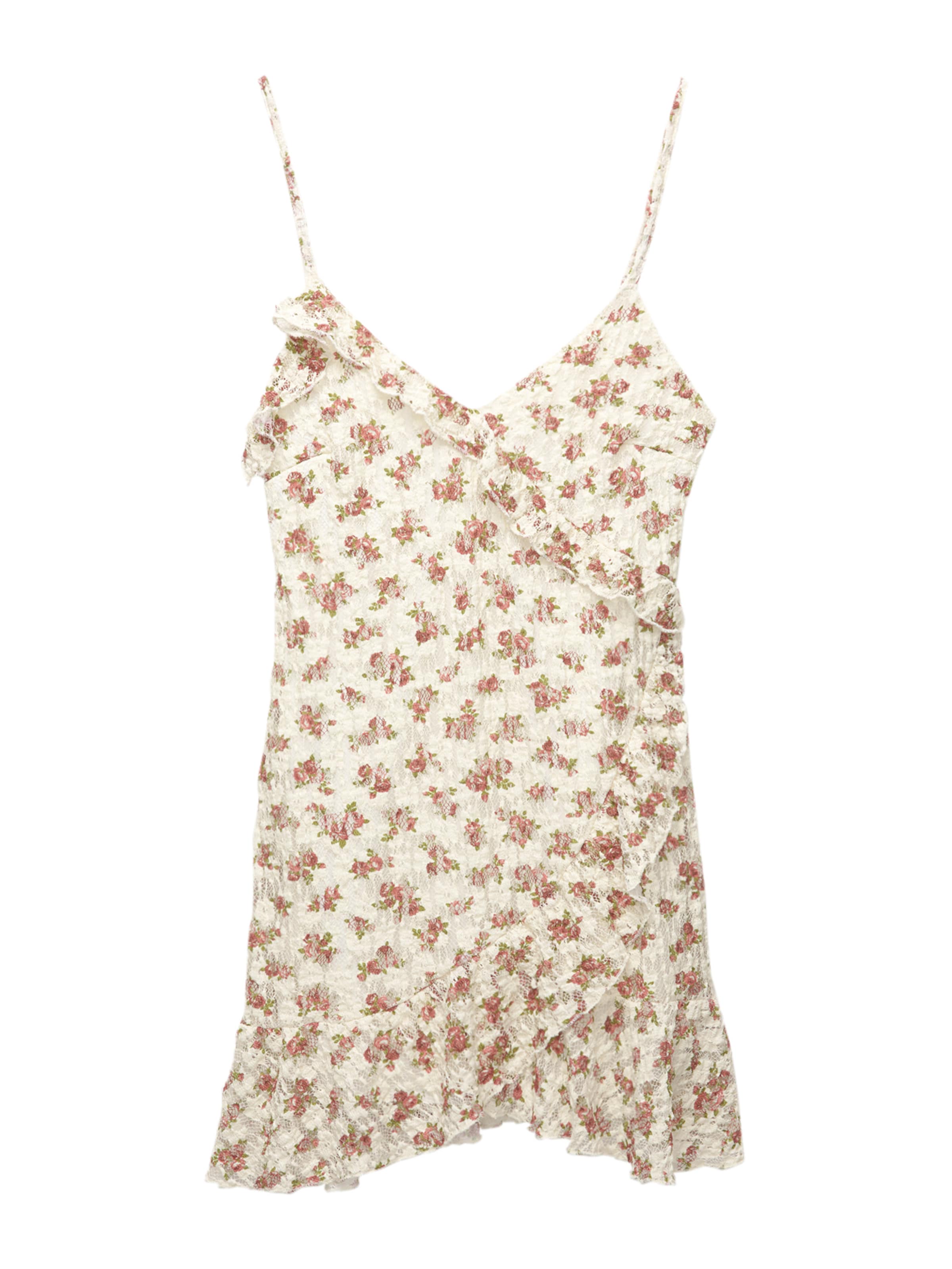 Pull&Bear Kleid in Beige: Vorderseite
