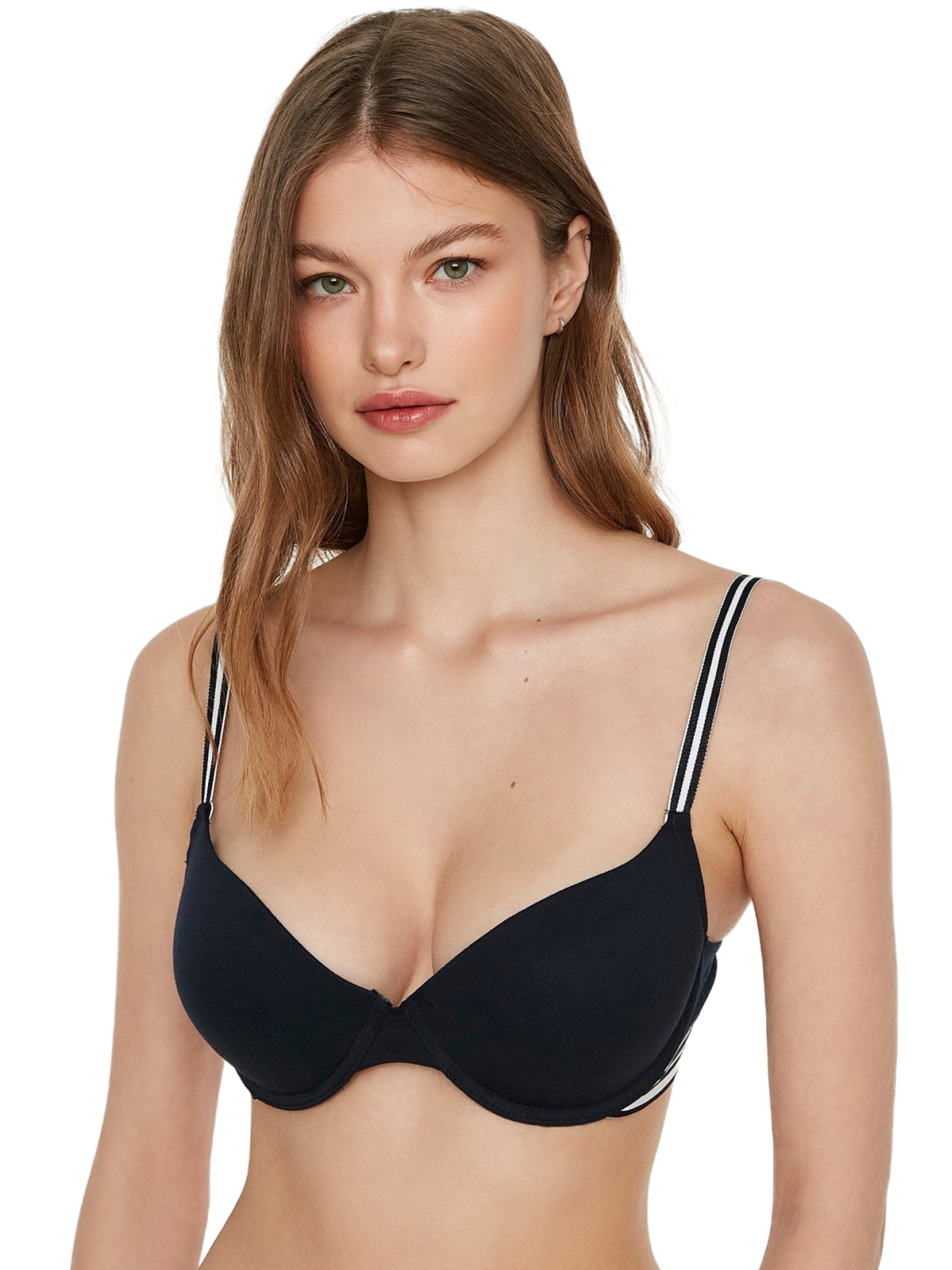 C&City Push-up BH in Zwart: voorkant