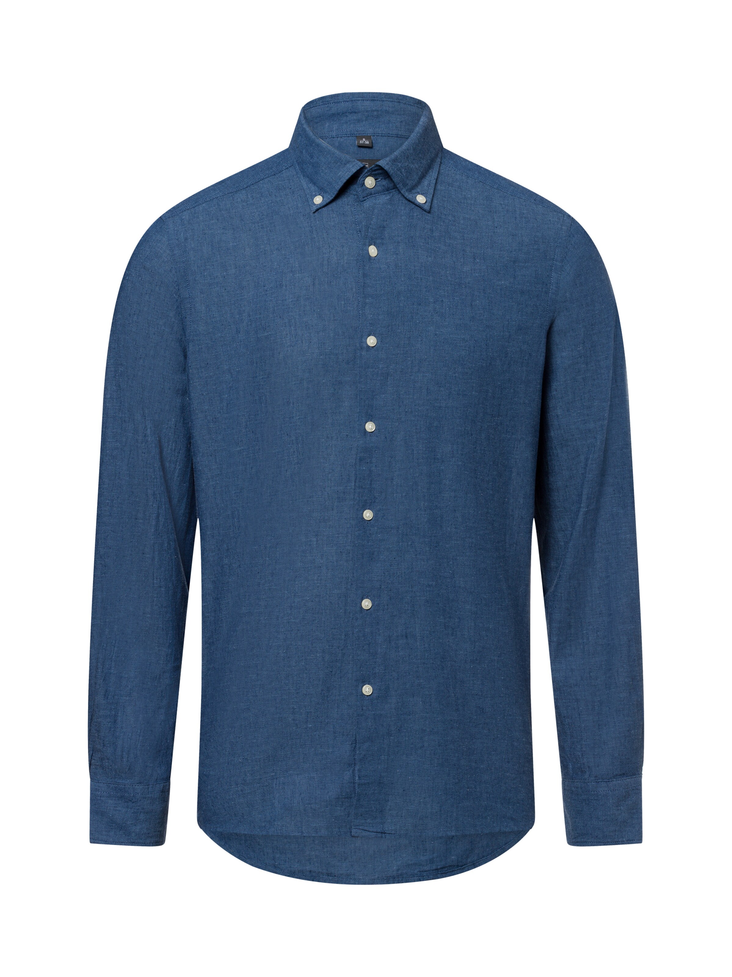 Nils Sundström Regular Fit Hemd ' ' in Blau: Vorderseite