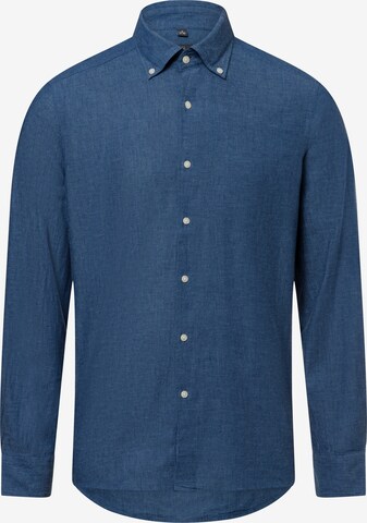Nils Sundström Button Up Shirt ' ' in Blue: front