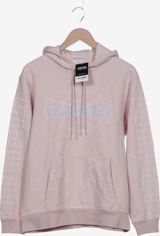 LACOSTE Sweatshirt & Zip-Up Hoodie in XL in Pink: front