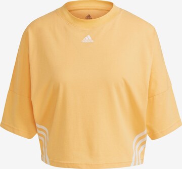 T-shirt fonctionnel ADIDAS SPORTSWEAR en orange : devant