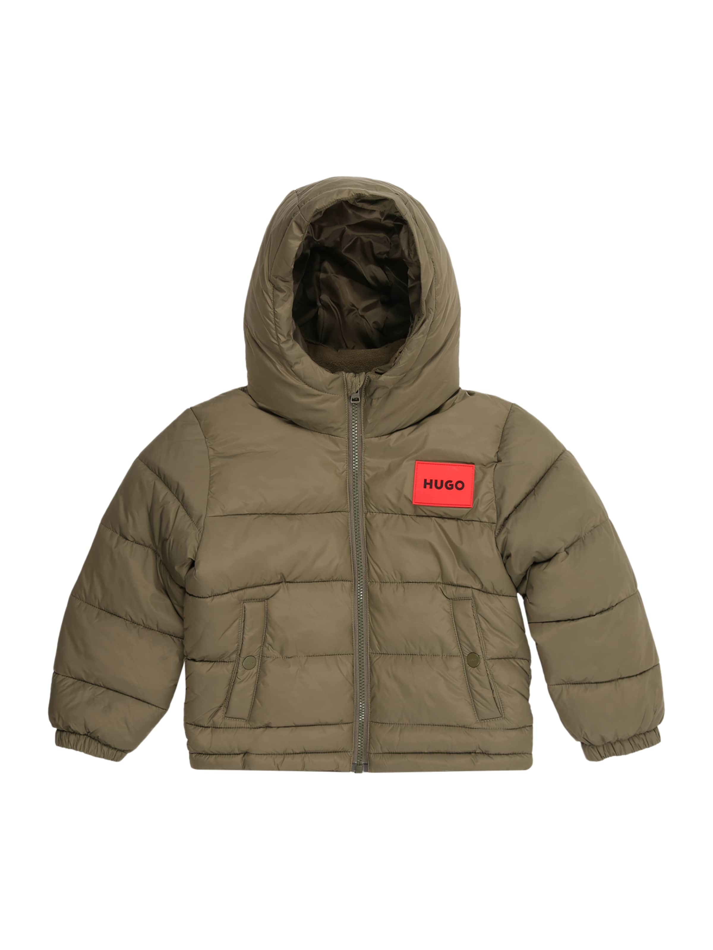 HUGO Zimná bunda - Zelená: predná strana