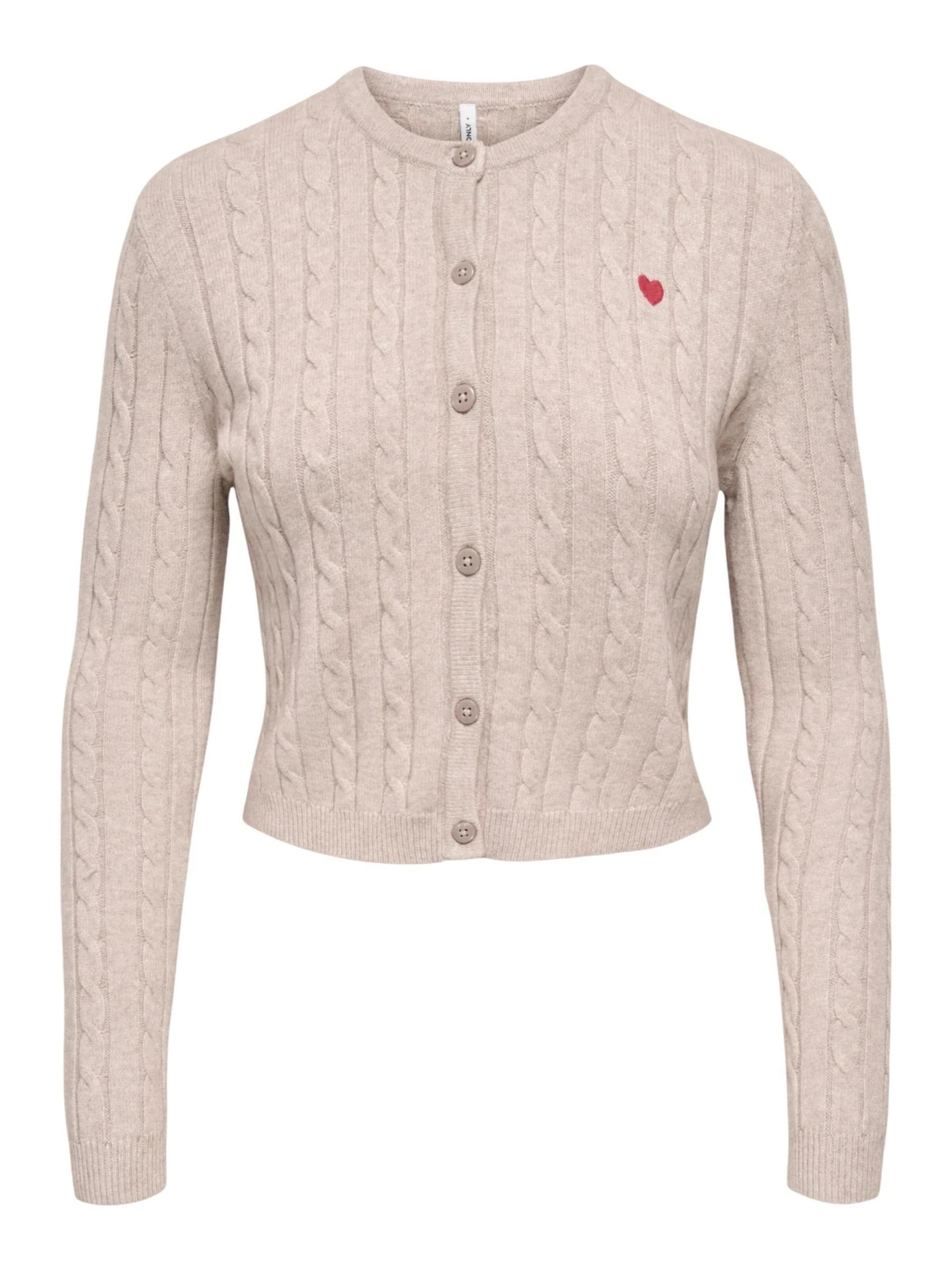 ONLY Strickjacke‌‌‌‌ in Beige: Vorderseite