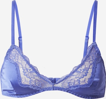 Samsøe Samsøe Triangle Bra 'BRIELLE' in Blue: front