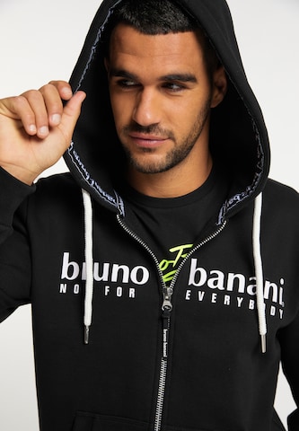 BRUNO BANANI Sweatjacke 'Parker' in Schwarz