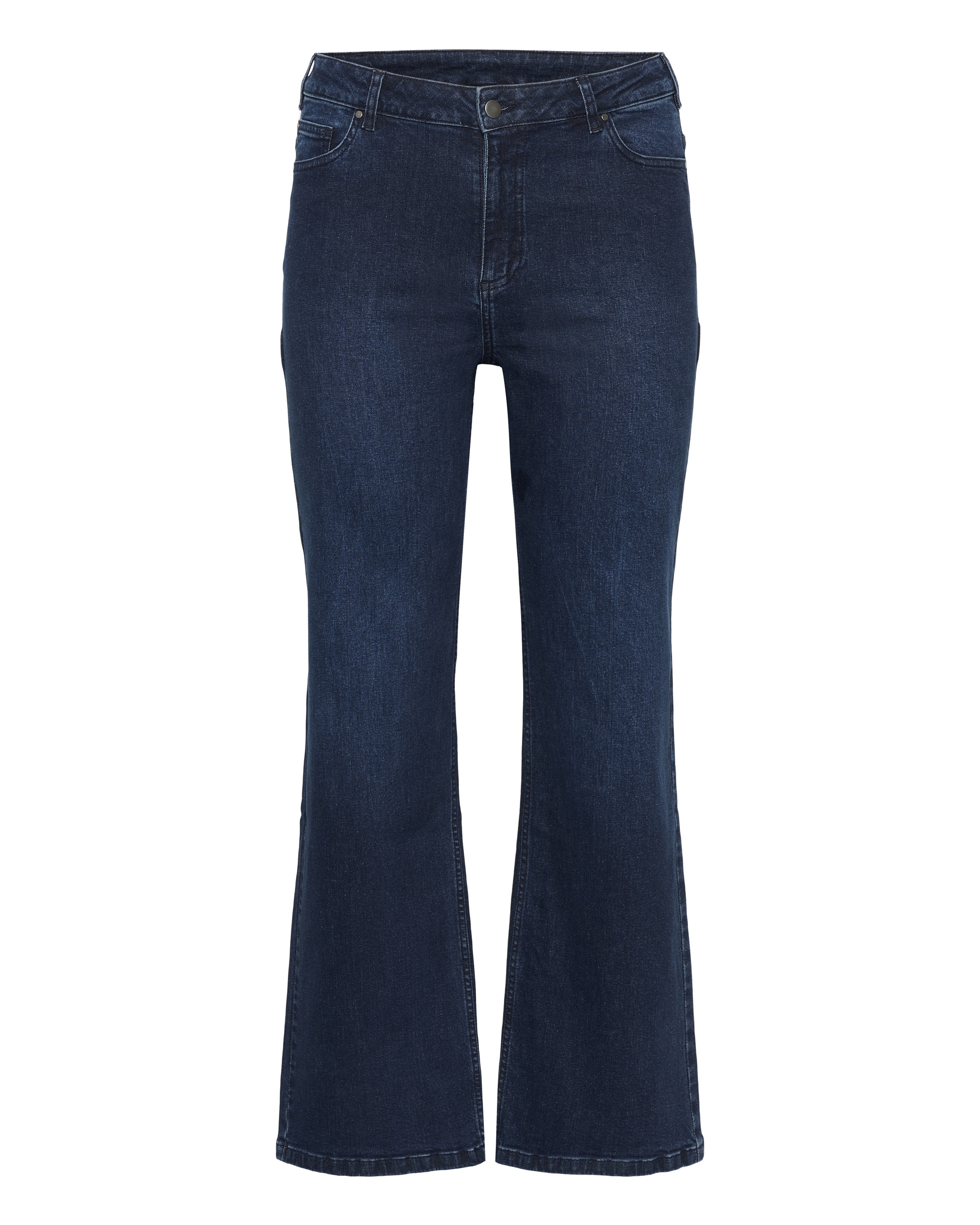 évasé Jean 'KCFlora' KAFFE CURVE en bleu : devant