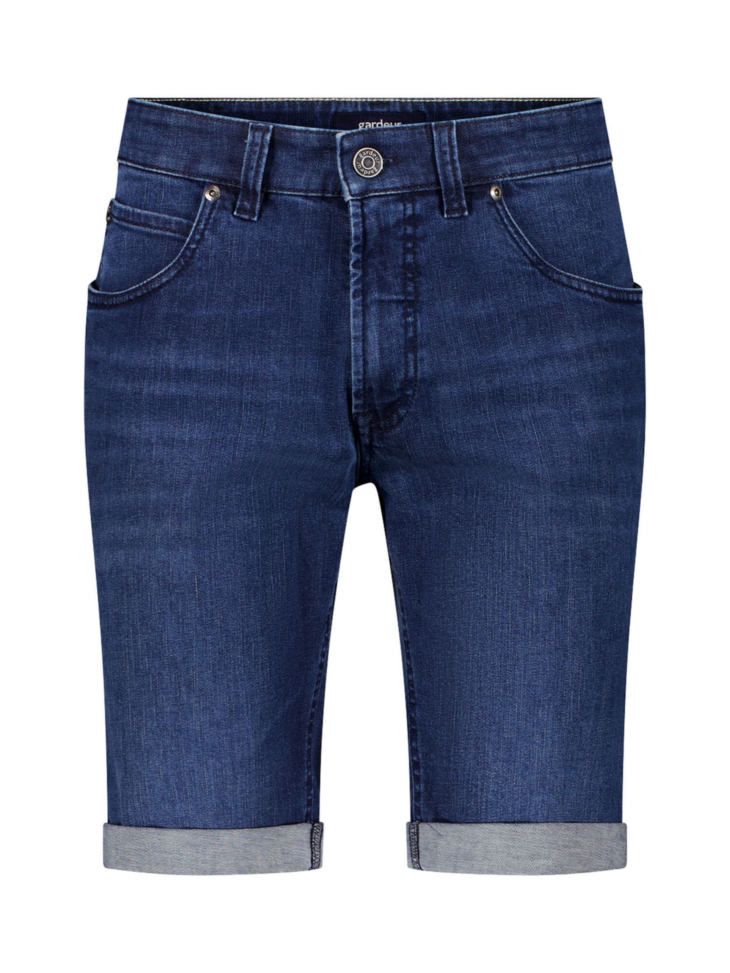 Pantalon Gardeur en bleu : devant