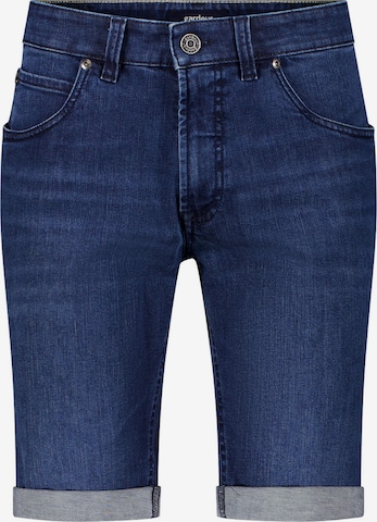 Pantalon Gardeur en bleu : devant