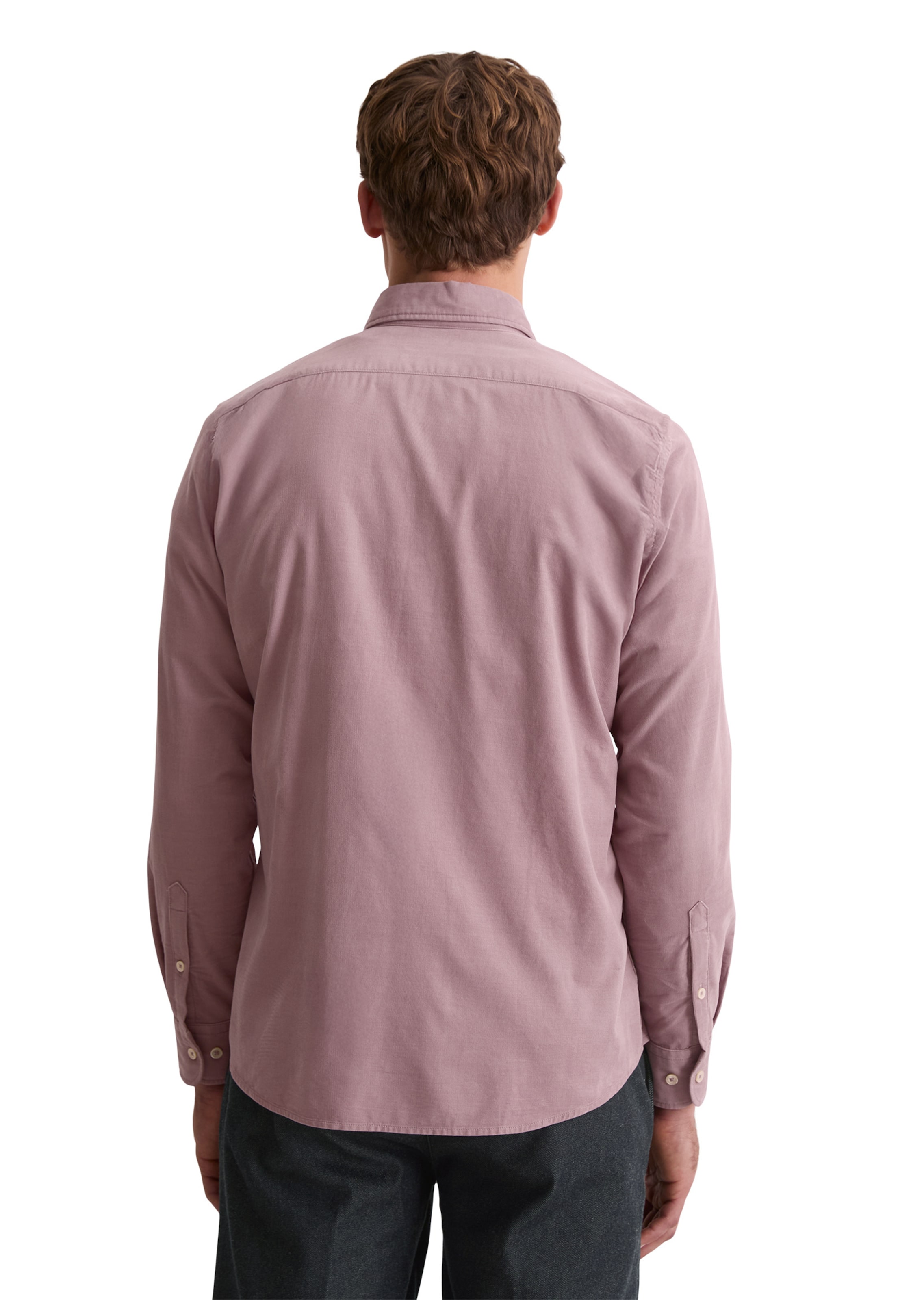 Marc O'Polo Slim fit Button Up Shirt in Purple