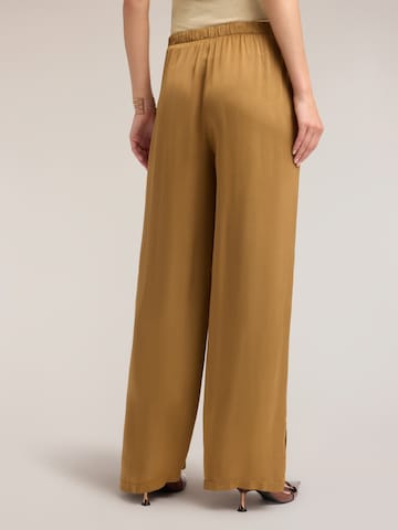 Wide Leg Pantalon MOTIVI en beige