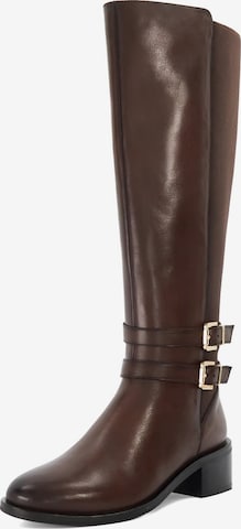 Dune LONDON Laarzen 'Tatter' in Bruin: voorkant