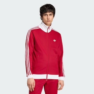 ADIDAS ORIGINALS Sweatjakke 'Classic' i rød: forside