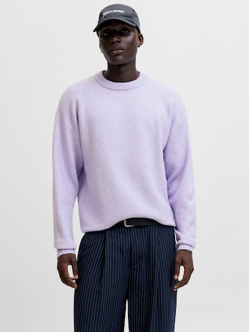 JACK & JONES Trui 'JJESoho Ollie' in Lila: voorkant