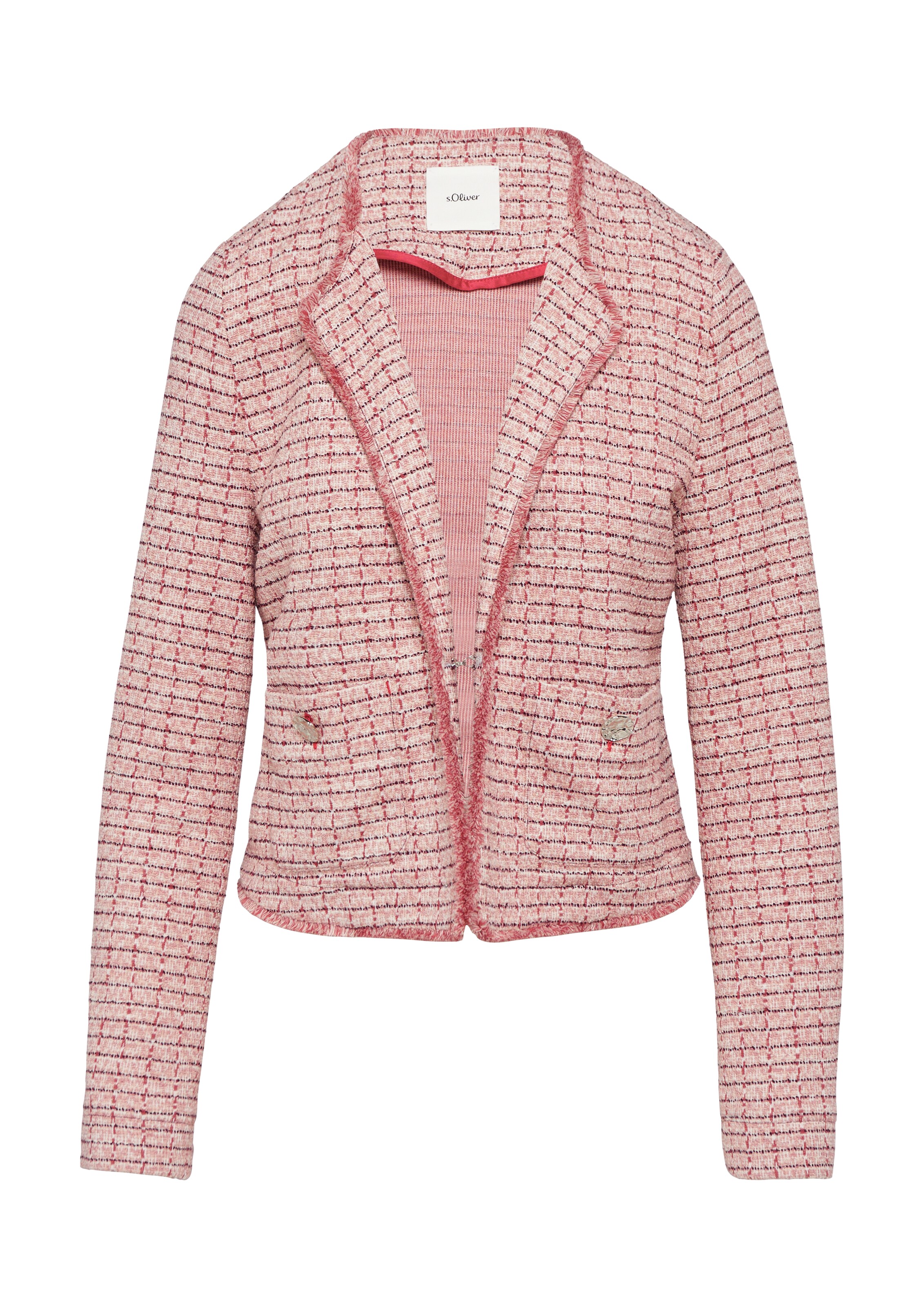 s.Oliver BLACK LABEL Tussenjas in Roze: voorkant