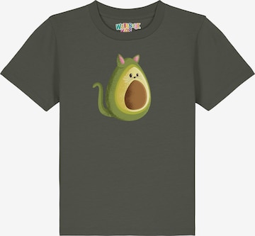 Maglietta 'Avocato' di watabout.kids in verde: frontale