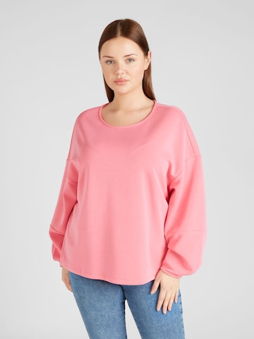 SAMOON T-shirt i rosa: framsida