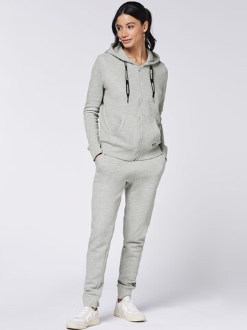 CHIEMSEE Zip-Up Hoodie in Grey