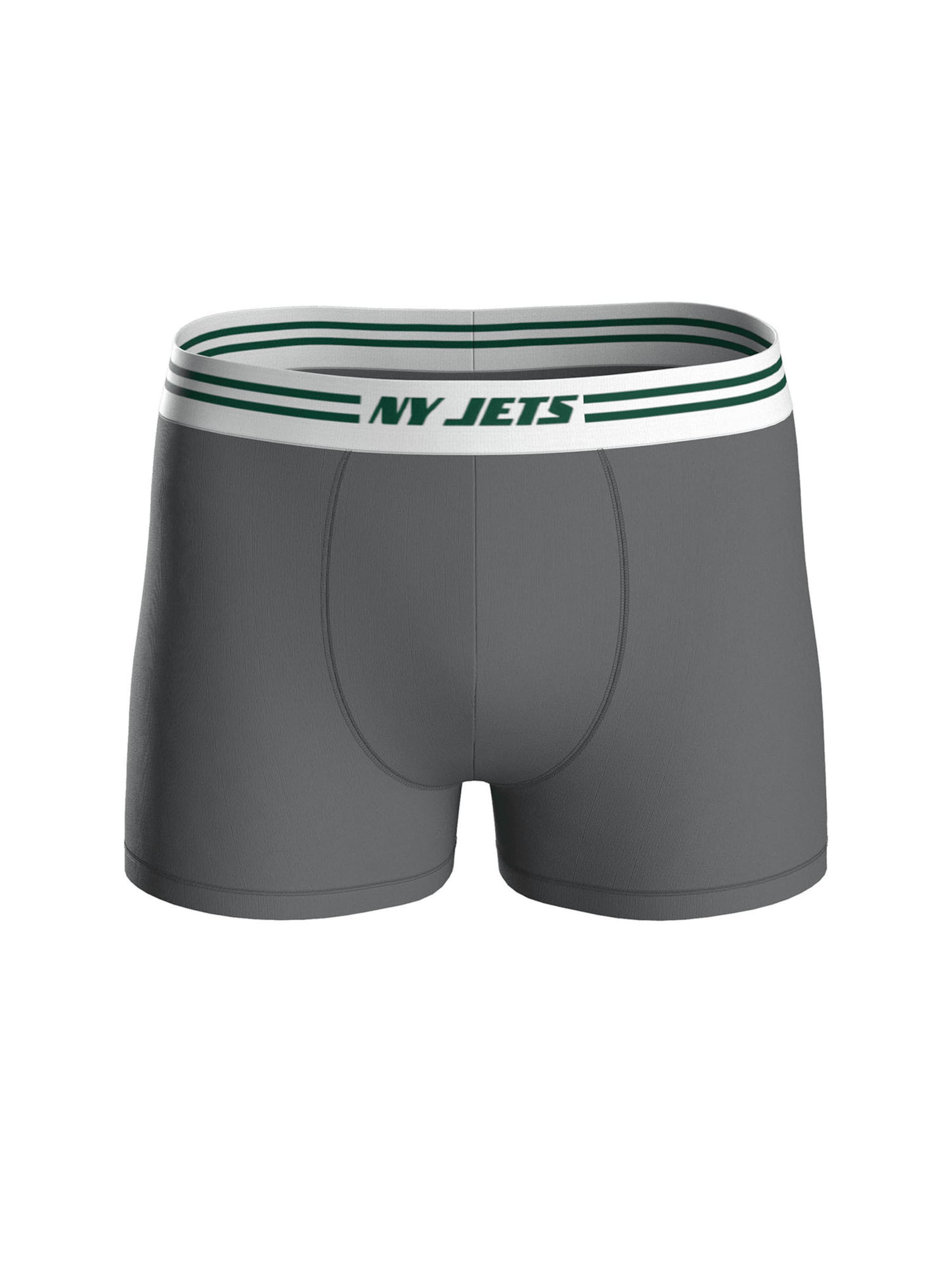 Huddle Boxershorts 'NY Jets' in Grau