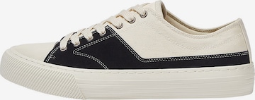 Pull&Bear Låg sneaker i svart