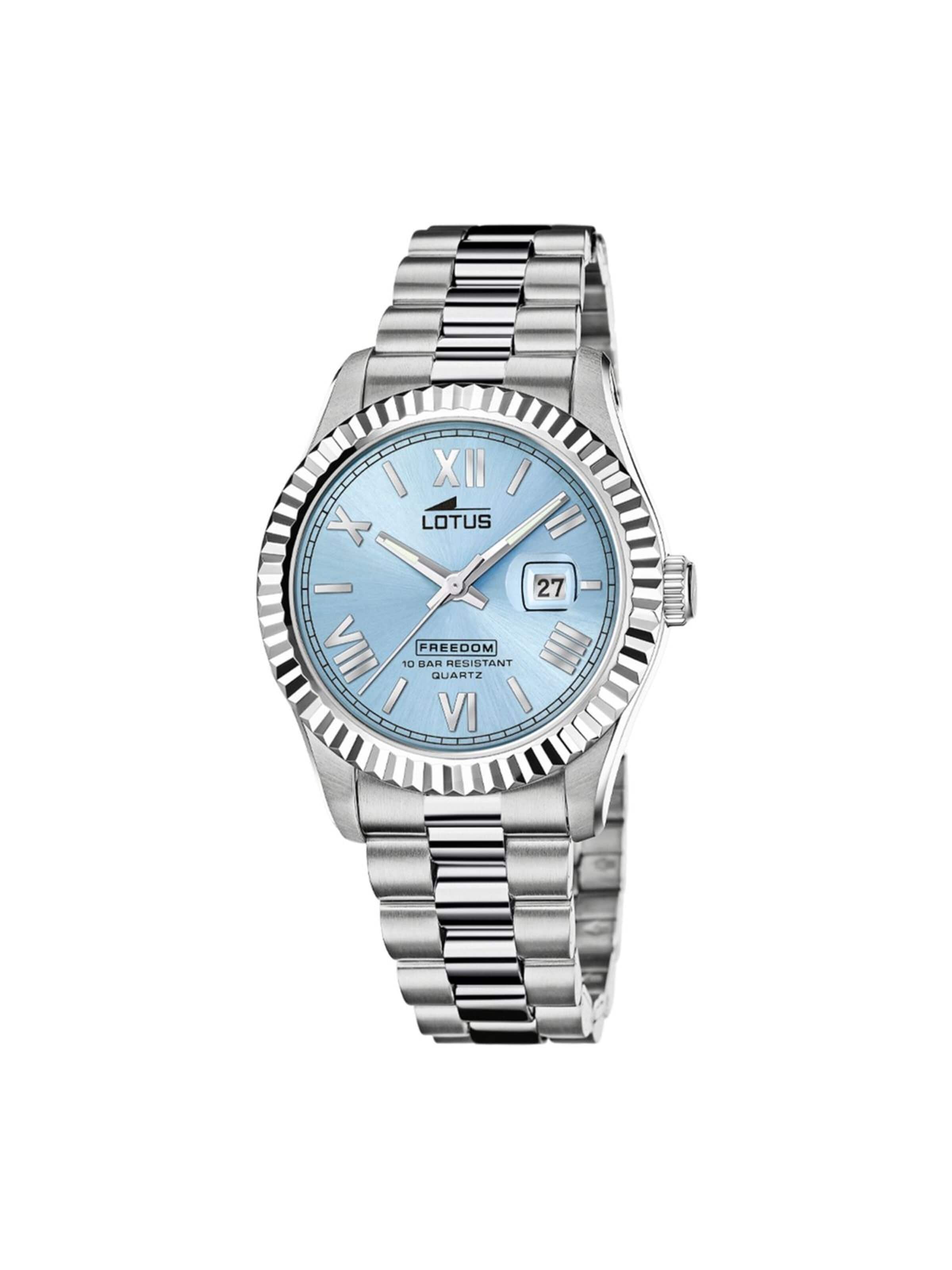 Lotus Analoog horloge 'Date watch Freedom' in Blauw: voorkant