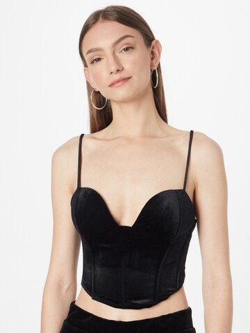 Gina Tricot Top 'Maddy' in Black: front