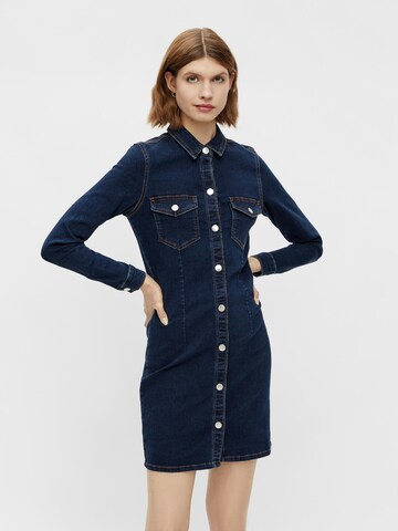 PIECES Shirt Dress 'Silia' in Blue: front