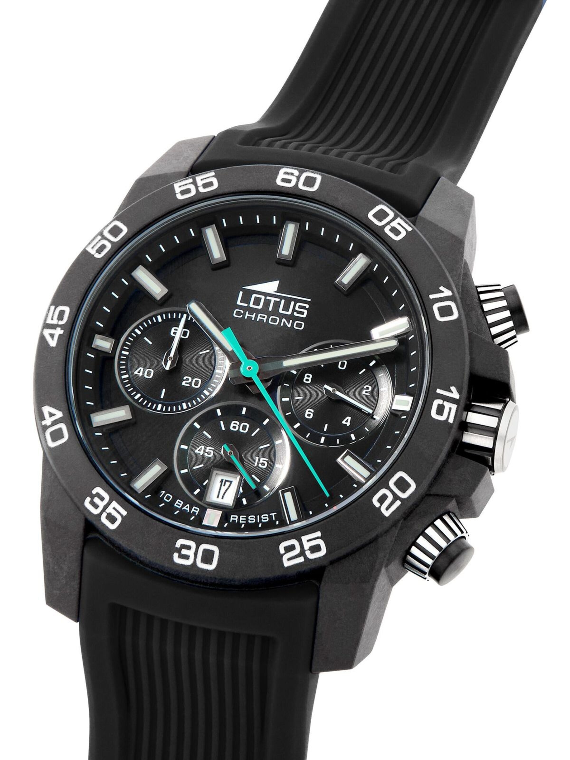 Lotus Zegarek analogowy 'Chronograph Chrono' w kolorze czarny