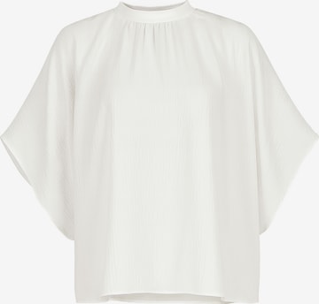 Chemisier Elara en blanc : devant