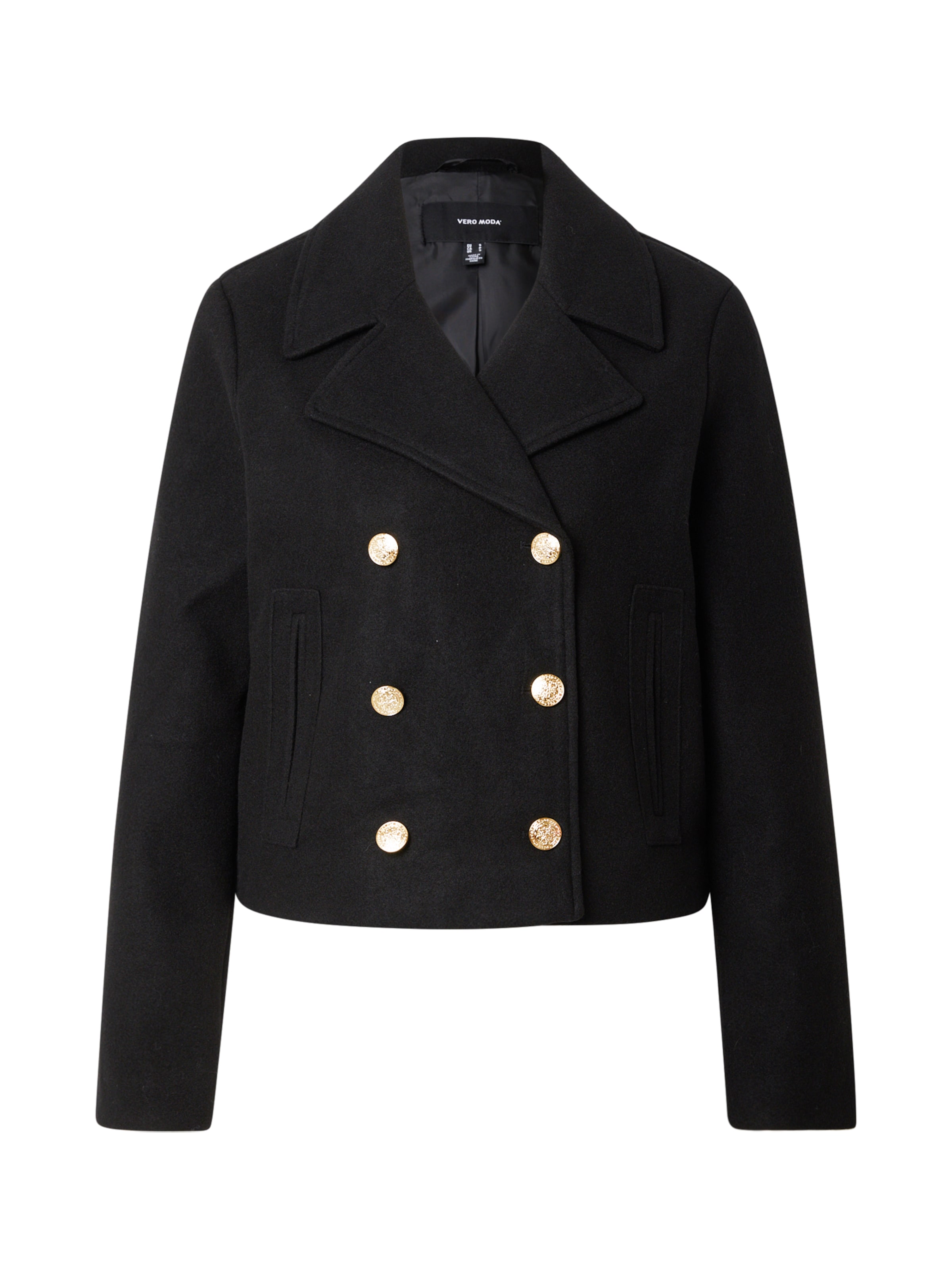 VERO MODA Between-season jacket &#x27;VMFORTUNEBECKY&#x27; in Black: front