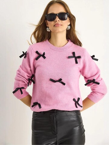 Bianco Lucci Kampsun 'Pullover', värv roosa