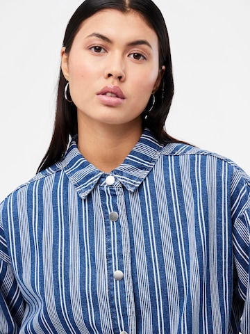 PIECES Blouse 'JUBEL' in Blauw