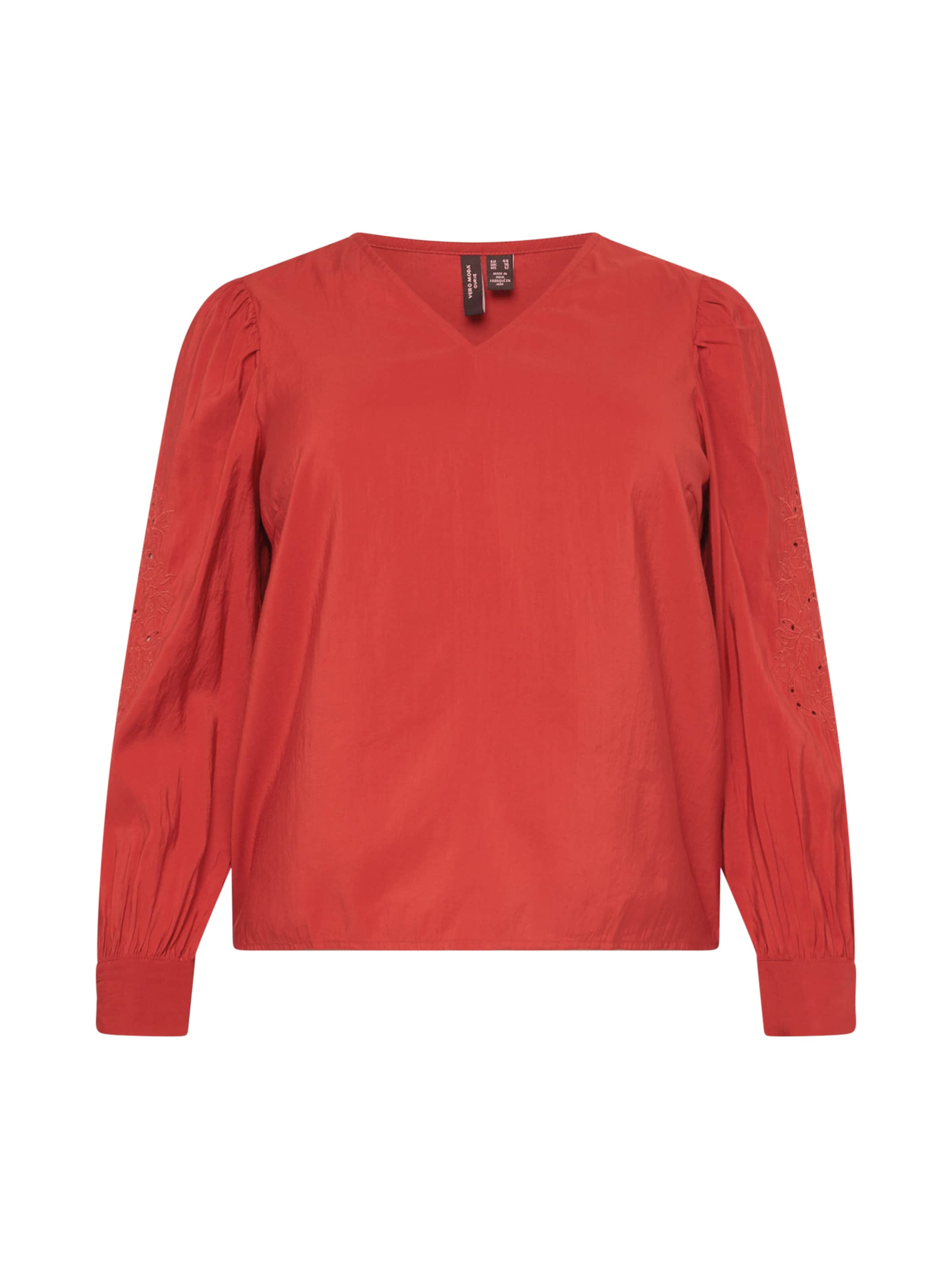 Vero Moda Curve Bluza 'SANI' | rdeča barva: sprednja stran