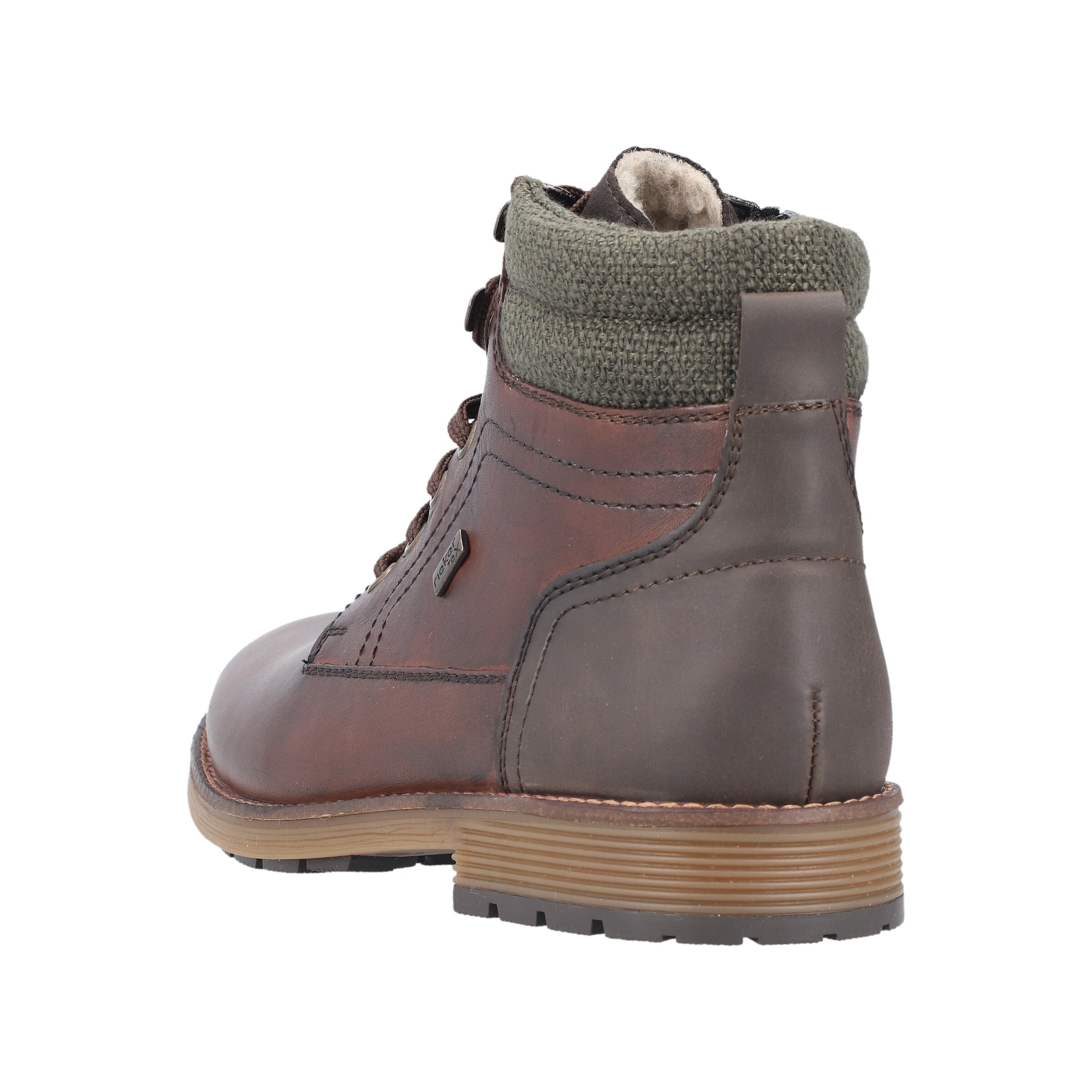 Bottines à lacets Rieker en marron